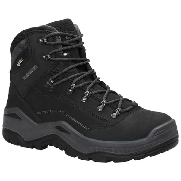 Lowa Herren Renegade Work GTX Black Mid S3 Sicherheitsstiefel