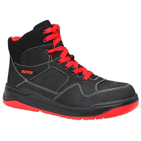 ELTEN Sicherheitsschuhe MAVERICK black-red Mid ESD S3